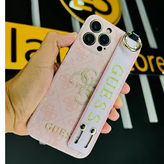Case Lujo Guess Protector Camaras Soporte Iphone 14pro