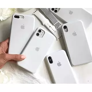 Silicon Case Blanco Iphone 16