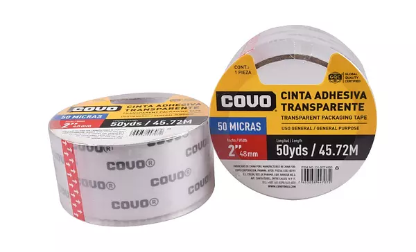 Cinta Adhesiva Transparente 2" - 50yds