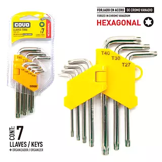 Juego De Llaves Torx X 7 Piezas