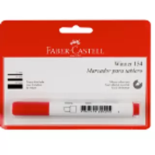 Marcador Borrable Faber Rojo 154-R