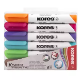 Marcador Borrable Set X6 W2 Kores