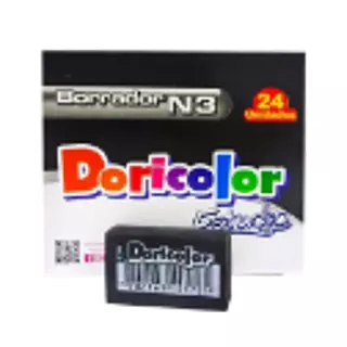 Borrador Doricolor Miga De Pan Negro N3