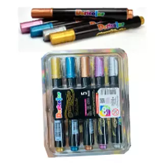 Marcador Grafico Metalizado X5 Doricolor