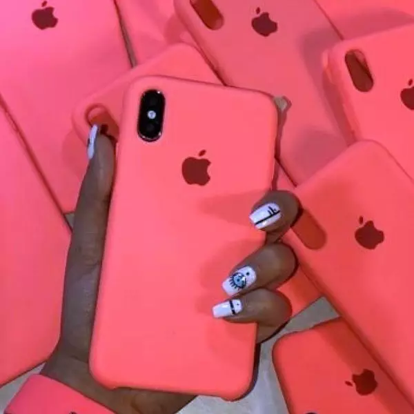 Silicon Case Salmon Iphone 15pro+