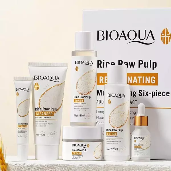 Bioaqua Kit De Skincare De Arroz Con Caja