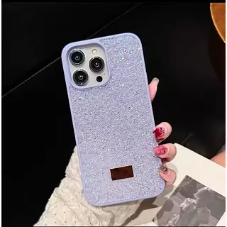 Case Diseño Swarovski Lila Iphone 16 Pro+