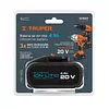 Batería Ion Litio, 20v, 4 Ah, Truper Pro