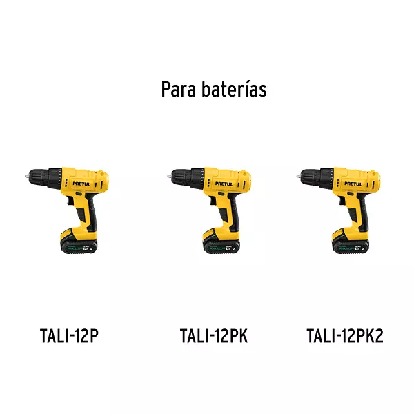 Batería Ion Litio, 12v, 2 Ah, Pretul