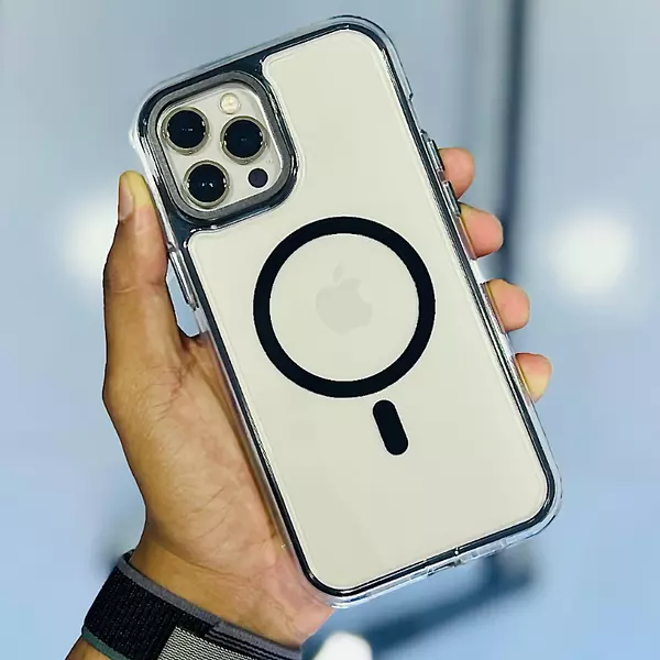 Case 360 Magsafe Antishok Borde Negro Iphone 13/14