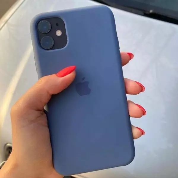 Silicon Case Azul Claro Iphone11