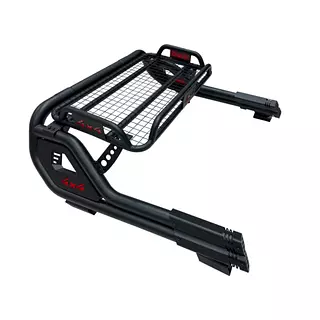 Agotado Barra Antivuelco Tubo Reforzado Galvanizado Negro