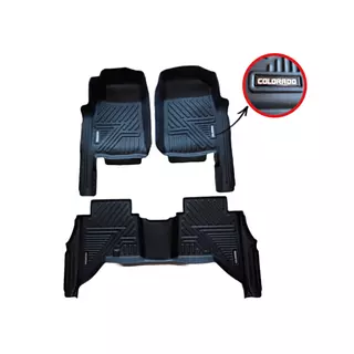 Tapetes Termoformados 5d Chevrolet Colorado 2018-2024 Negros