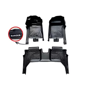 Tapetes Termoformados 5d Ford Ranger/Raptor 2024-2025 Negros