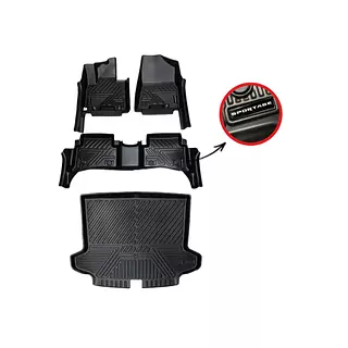 Tapetes Termoformados 5d Kia Sportage Ql 2017-2022 Negros