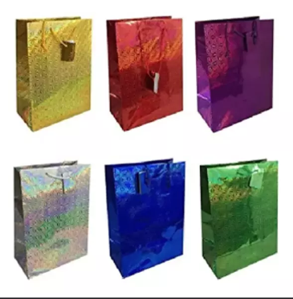 Bolsa Regalo 3d Escarcha Pequeña 18x23