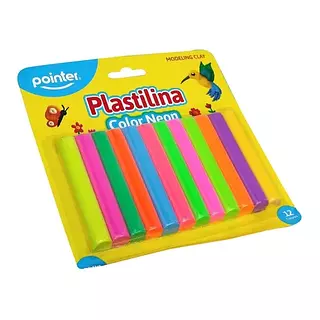 Plastilina Pointer X12 Neon Pst-12200-Ne