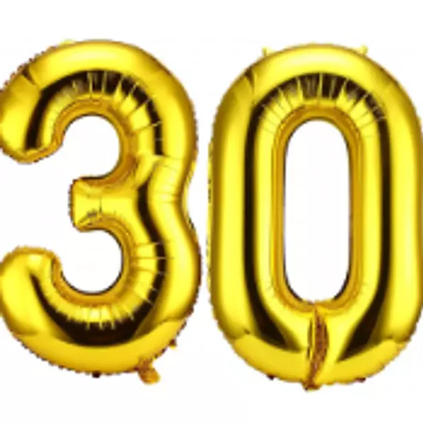 Globo Metalizado Numeros Letras 30" 32" Grande