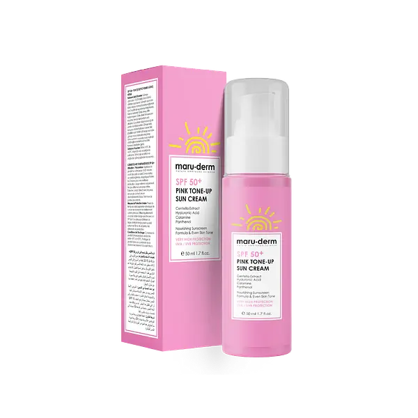 Maru Derm Crema Tonificante Rosa Con Proteccion Solar Spf50+