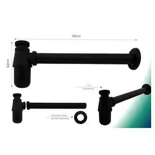 Sifon U Pastilla Negra