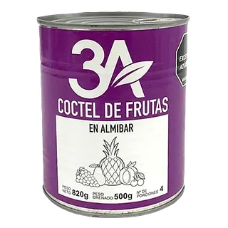 Coctel De Frutas 3a Lata X820gr