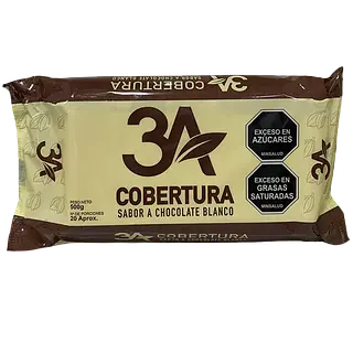Cobertura Blanca Bloque 3a X500gr