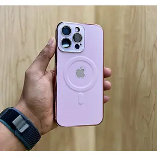 Case Magsafe Protector Camaras Rosado Iphone 16pro+