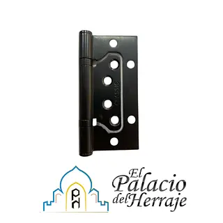 Bisagra Omega Negro 4" Acero Inox Balinera Class