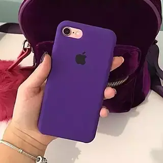 Silicon Case Morado Iphone 16
