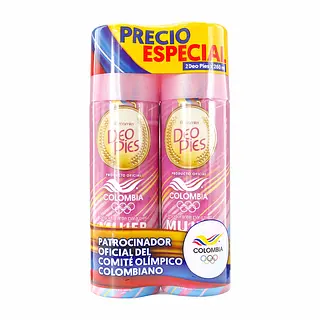 Desodorante Deo Pies Mujer 2x1