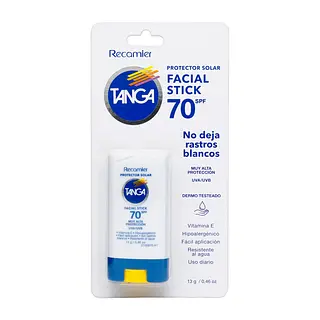 Bloqueador Tanga Spf 70 Barra Facial