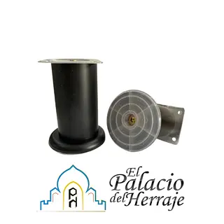 Pata Elefante Negra 100mm Hpa302-10n Mob