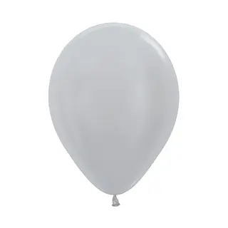 Globo Sempertex Satin Plata