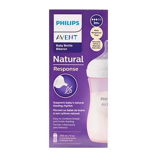 Biberón Avent Natural Response Rosado