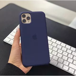 Silicon Case Azul Oscuro Iphone 12/12pro
