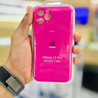 Silicon Case Purpura Protector Cámaras Iphone 11pro