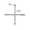 Llave De Cruz 14" Plegable Pulida Y Cromada, Truper