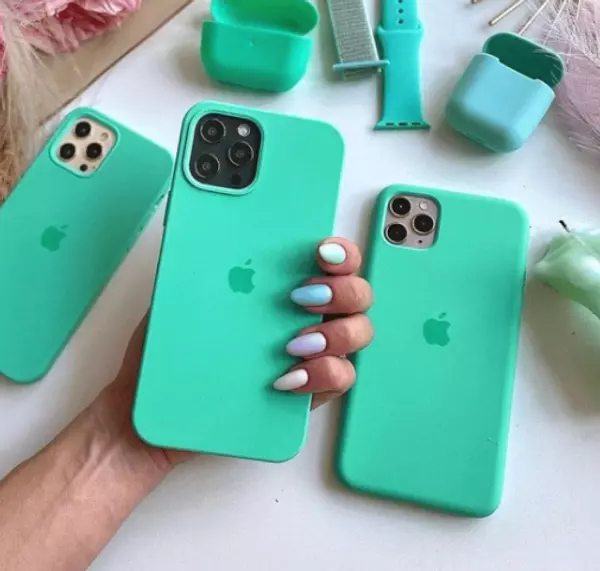 Silicon Case Verde Iphone13pro+