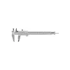 Calibrador Vernier Analógico 6" Acero Inox, Std Y Mm, Truper