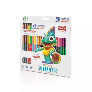 Color Scribe X24/48 Doble Punta + Tajalapiz