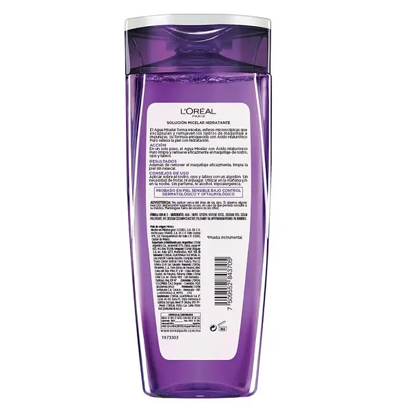 L´Oréal Agua Micelar De Acido Hialuronico