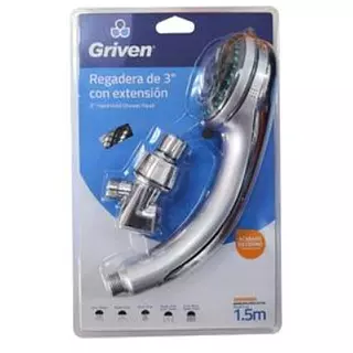 Regadera Para Ducha Con Extension 3" Blister Pza