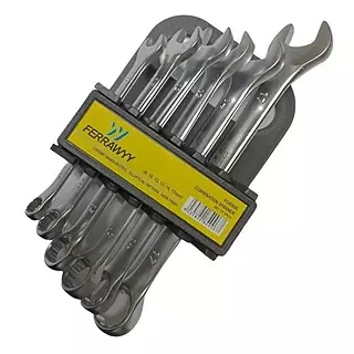 Llave Comb. 6pcs Cr-V Satin Ferrawyy
