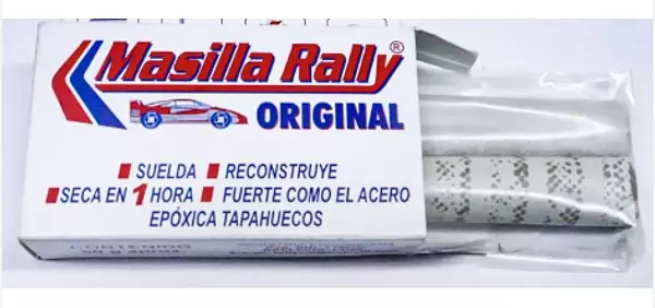 Masilla Rally Sintetica Pequeña 50 Grs