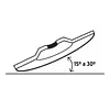 Disco Laminado 4-1/2", Grano 40 Centro 7/8", Fibra, Pretul
