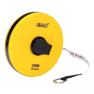 Cinta Metrica Amarilla 20m-Fibra Vidrio Uyus