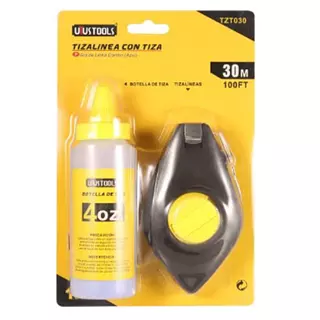 Tizalinea Con Tiza 30m Amar./Negro Grande