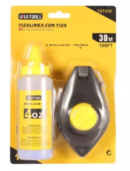 Tizalinea Con Tiza 30m Amar./Negro Grande