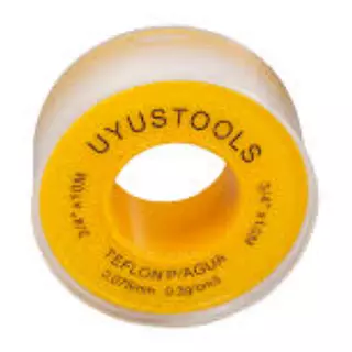 Teflon P/Agua 3/4"X10mx0.3g/Cm3 Uyu