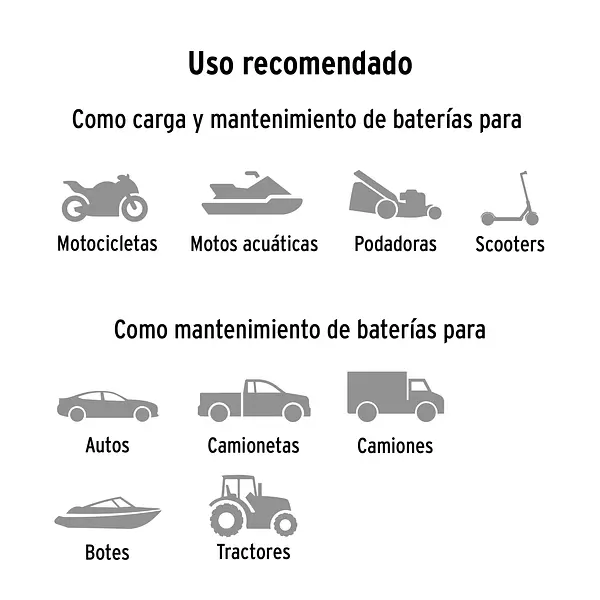 Cargador / Mantenedor De 1 A Para Baterías De 6/12v, Truper